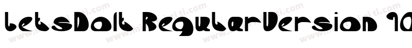 LetsDoIt RegularVersion 100字体转换